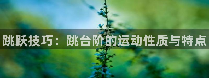 跳跃技巧：跳台阶的运动性质与特点
